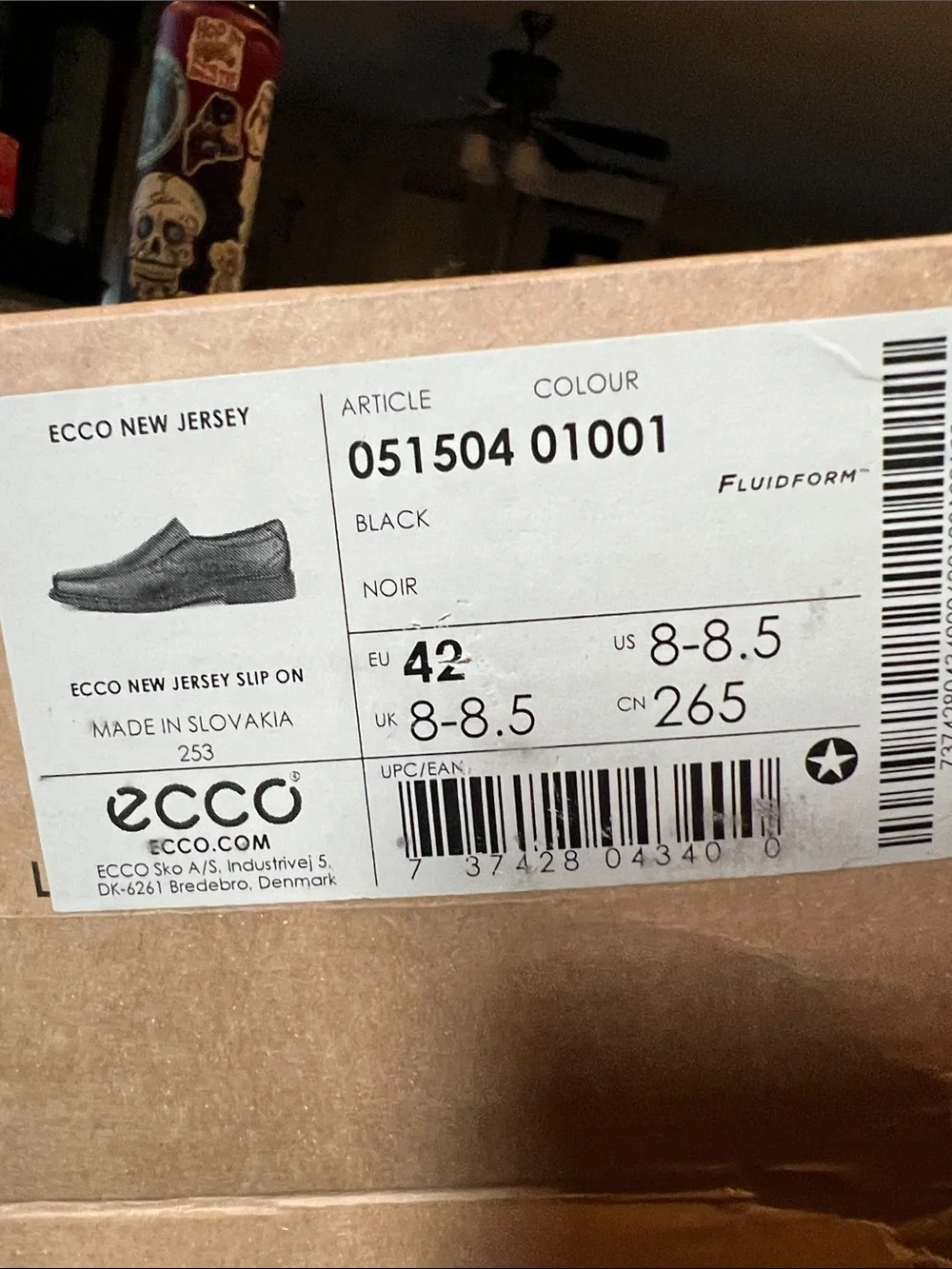 Ecco New Jersey Slip-On Loafers - Black